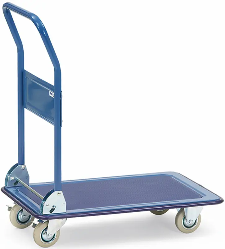 Saisonangebot Fetra Ganzstahlwagen mit Stahlplattform 740 x 480 mm