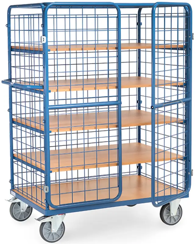 Sale Fetra Vierwand-Etagenwagen DG mit fünf Böden 1200 x 800 mm