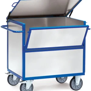 Fetra Blechkastenwagen mit Deckel 1000 x 700 mm Super-Preis