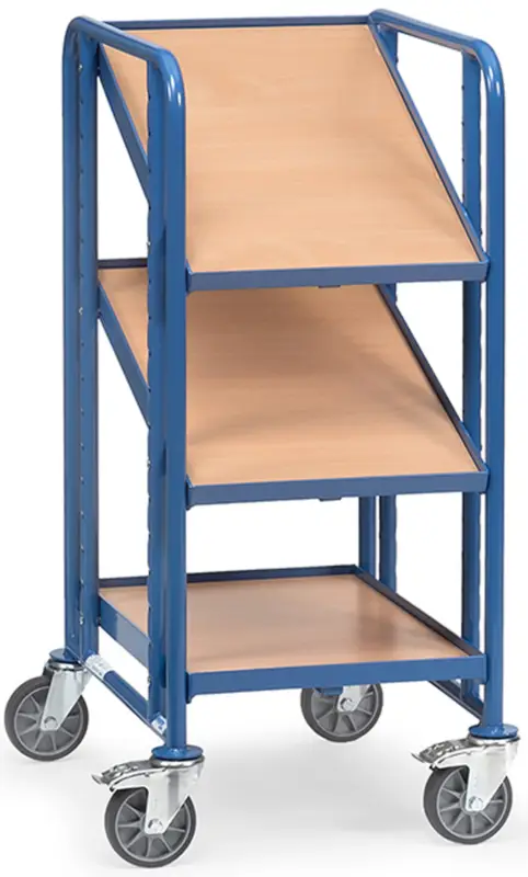 Fetra Eurokastenwagen mit zwei Holzplattformen 410 x 610 mm Saisonangebot
