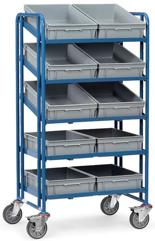 Fetra Eurokastenwagen mit zehn Kästen 820 x 610 mm Sofort Bestellen