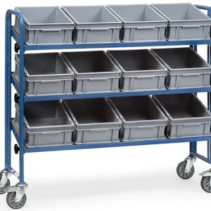 Bestseller Fetra Montagewagen mit zwölf Kästen 1240 x 415 mm