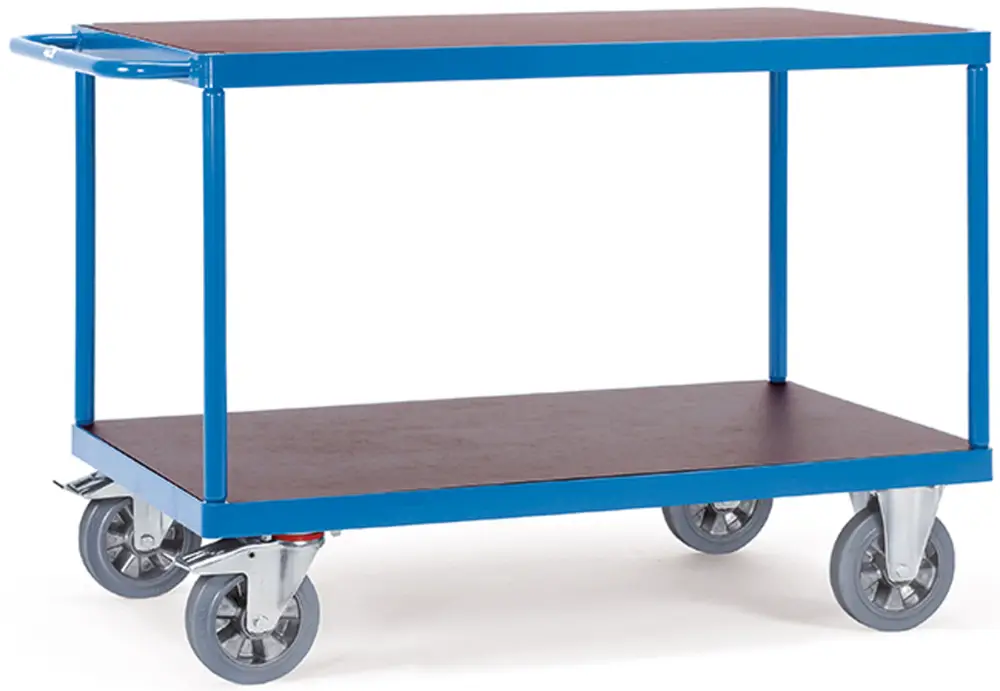 Neue Kollektion Fetra Schwerlast-Tischwagen mit zwei Plattformen 1200 x 800 mm
