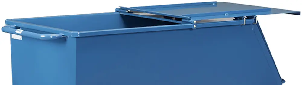 Fetra Deckel für Muldenkipper blau 47D4 - 800 Liter Abverkauf
