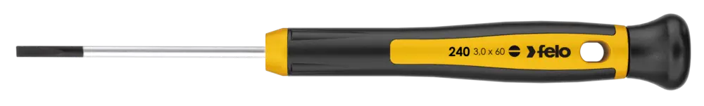 Mega-Angebot Felo Präzisionsschraubendreher 240 Schlitz SL 2,5 x 0,4 x 200 mm