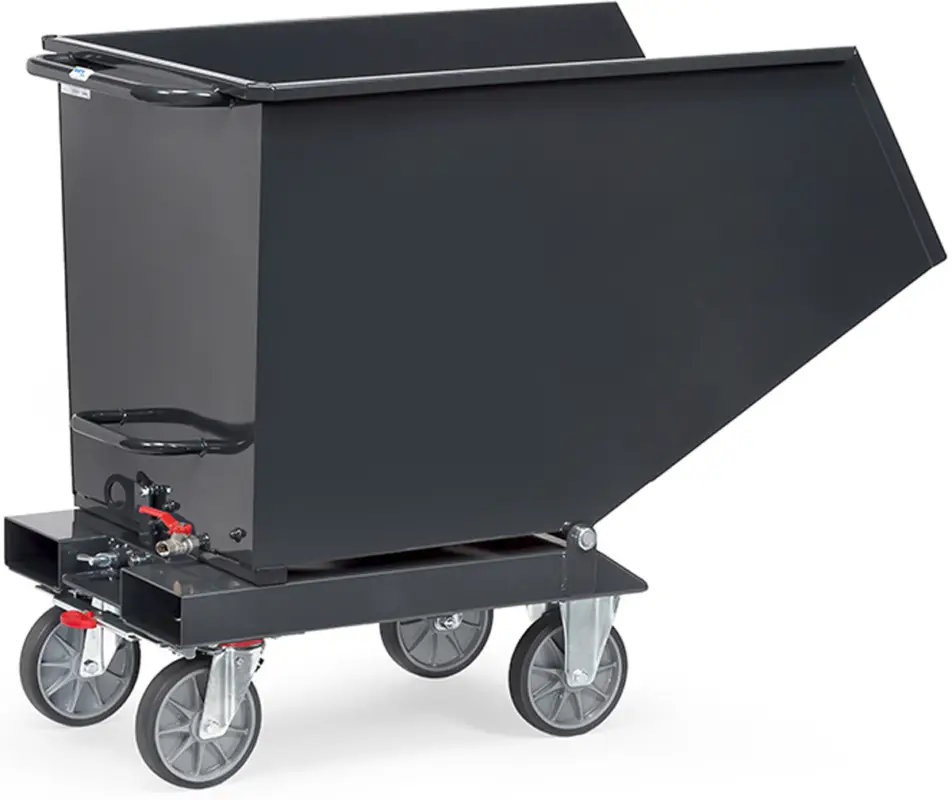 Fetra Muldenkipper mit Ablasshahn anthrazit 4703-7016 - 600 Liter Online Kaufen