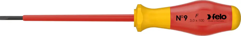 Markenprodukt Felo Schraubendreher No9 VDE 913 Schlitz SL 3,0 x 0,5 x 100 mm