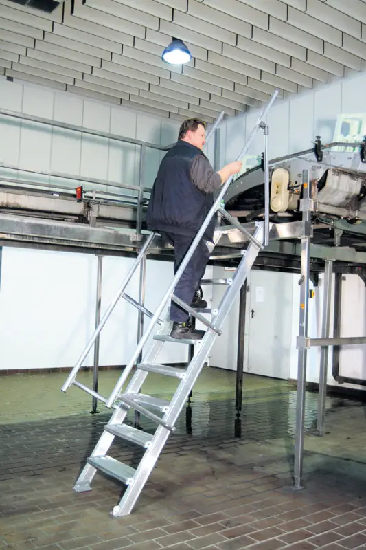 Finale Aktion euroline Alu-Treppe 60° SG 5 Stufen - 800 mm