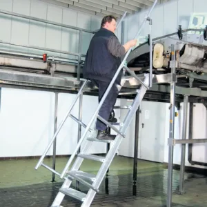 Ausverkauf euroline Alu-Treppe 60° SG 8 Stufen - 800 mm