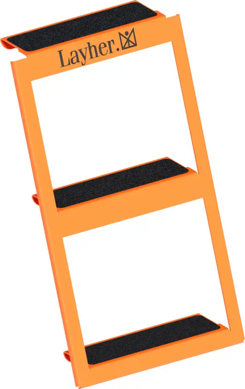 Top-Seller Layher Stufen Einhängetritt Holm Set 76 mm - 3 Stufen