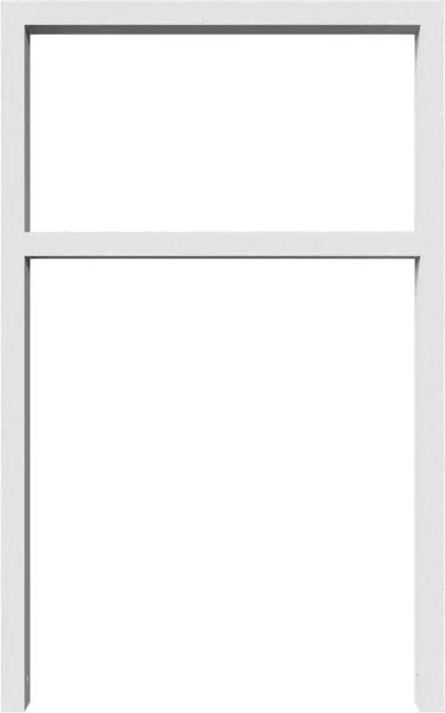 Schake Anlehnbügel Stahl mit Querholm OE 60 x 40 mm verzinkt - 750 x 1200 mm Begrenztes Angebot