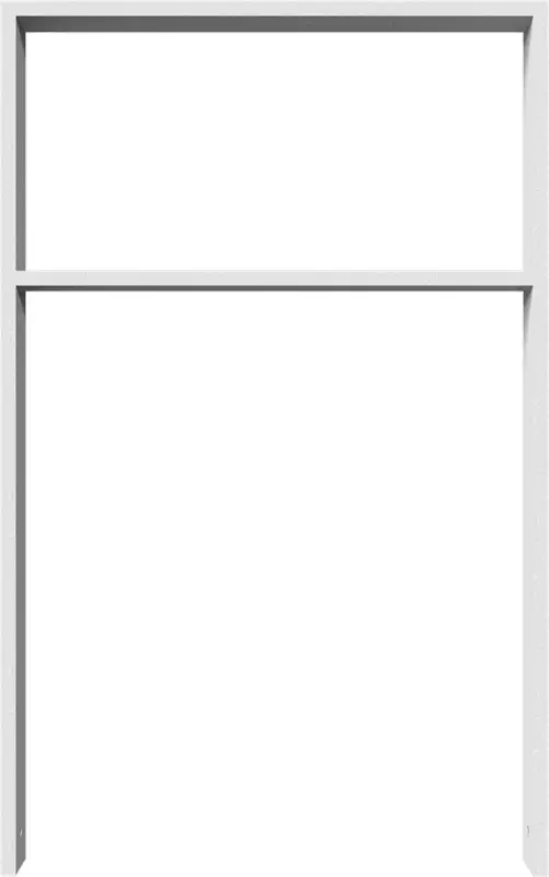 Schake Anlehnbügel Stahl mit Querholm OE 80 x 20 mm verzinkt - 750 x 1200 mm Highlight