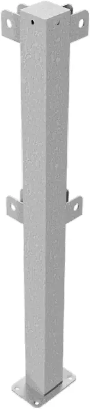 Schake Schutzgeländer Stahl Eckpfosten OD 70 x 70 mm verzinkt Heißes Angebot