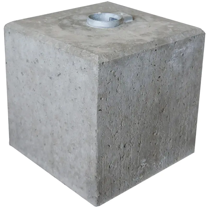 Nur Für Kurze Zeit Schake Betonklotz 60 kg für Rohr Ø 76 mm - 300 x 300 x 300 mm