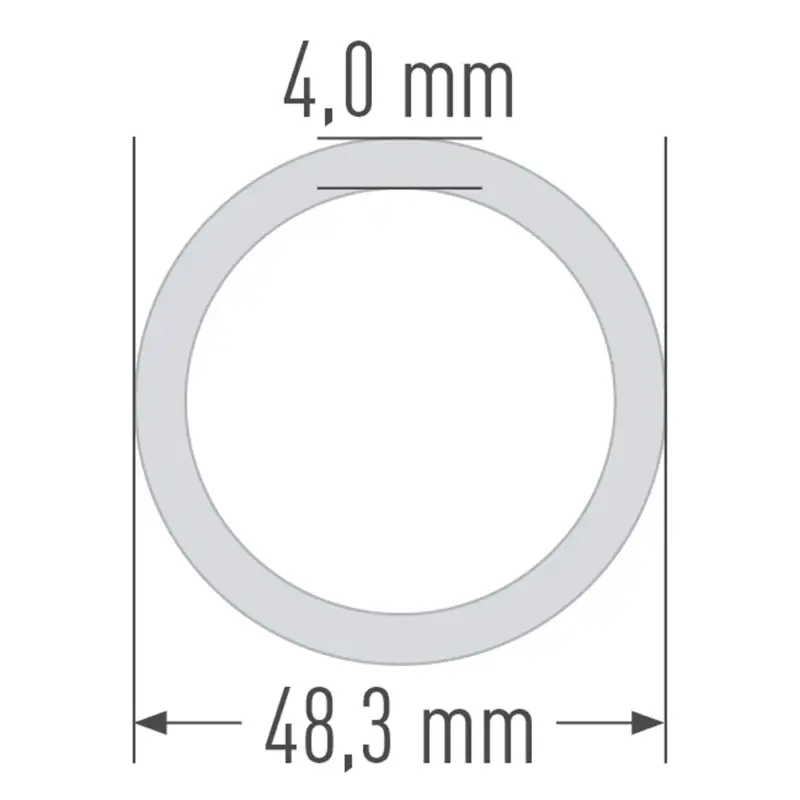 MJ Gerüstrohr Stahl 48,3 x 4,0 mm - 4,00 m Sofort Bestellen