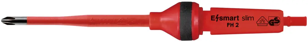 Preisknaller Felo Schraubendreher E-smart slim VDE 063 Wechselklinge Kreuzschlitz PH 2 x 100 mm