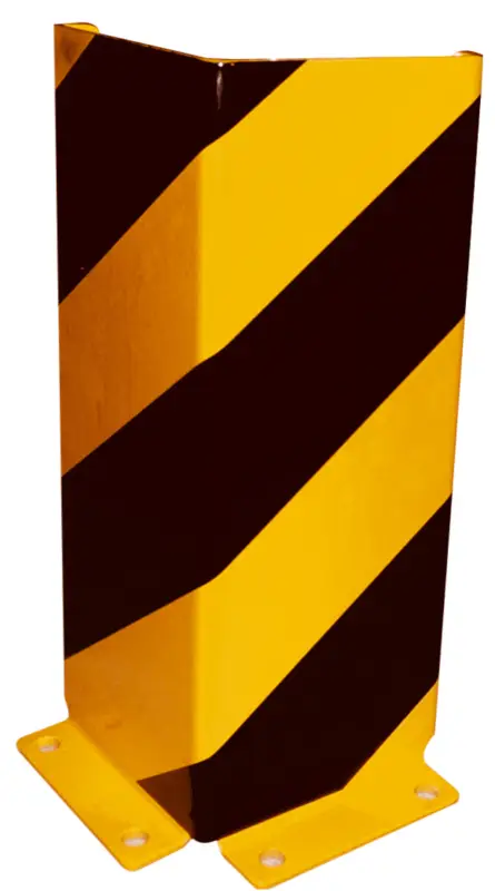 Schake Anfahrschutzwinkel Stahlblech 6 mm gelb schwarz - 400 mm Top-Angebot