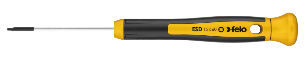 Markenware Felo Präzisionsschraubendreher ESD 258 Torx T 10 x 60 mm