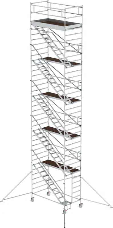 Treppengerüst Günzburger 2,45 x 1,35 m - AH 12,35 m Echt