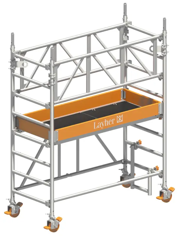 Super-Preis Layher Bewehrungsgerüst fahrbar 1,80 x 0,75 x 2,37 m