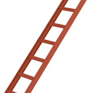 Direkt Vom Hersteller Günzburger Dachleiter Alu ziegelrot - hawego Set 7+7 Sprossen - 3,92 m