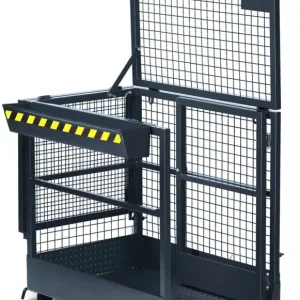 Zertifiziert RR Industrietechnik Arbeitskorb RAK-duo - RAL 7016