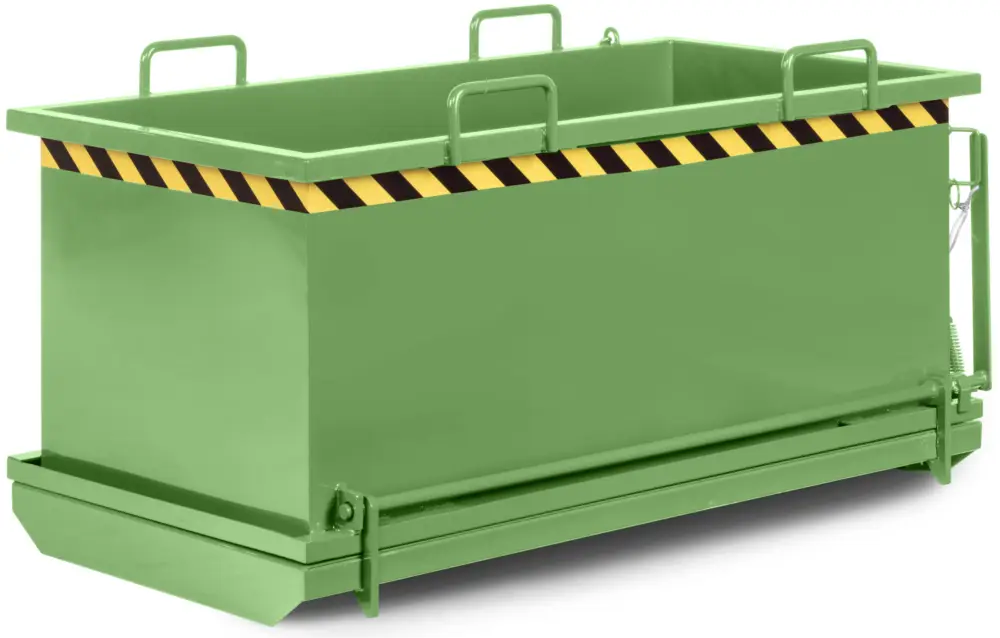 Neuheit RR Industrietechnik Klappbodenbehälter RKB-50 - RAL 6011