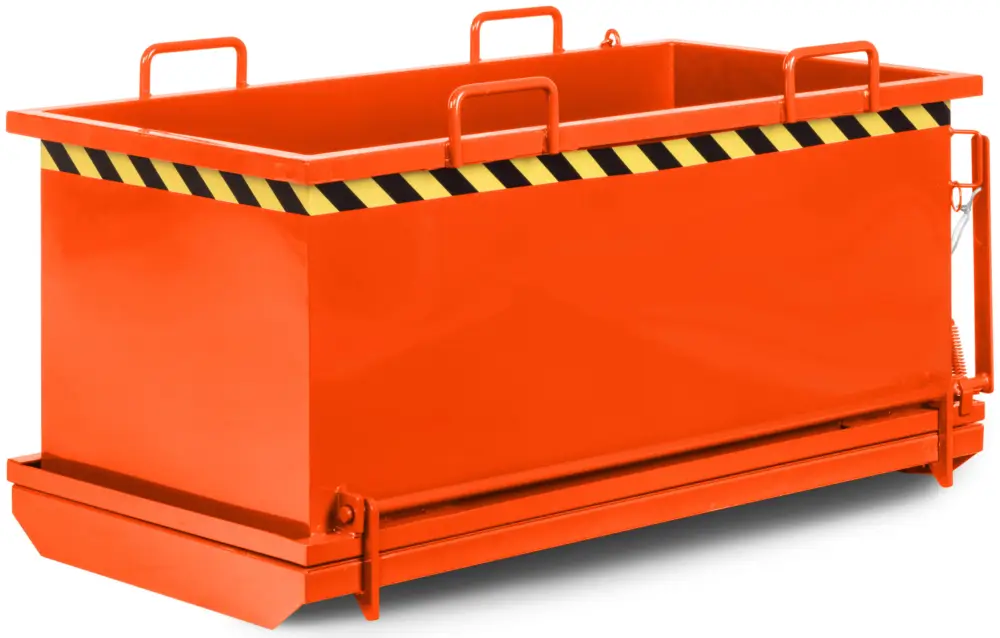 RR Industrietechnik Klappbodenbehälter RKB-75 - RAL 2004 Geprüft