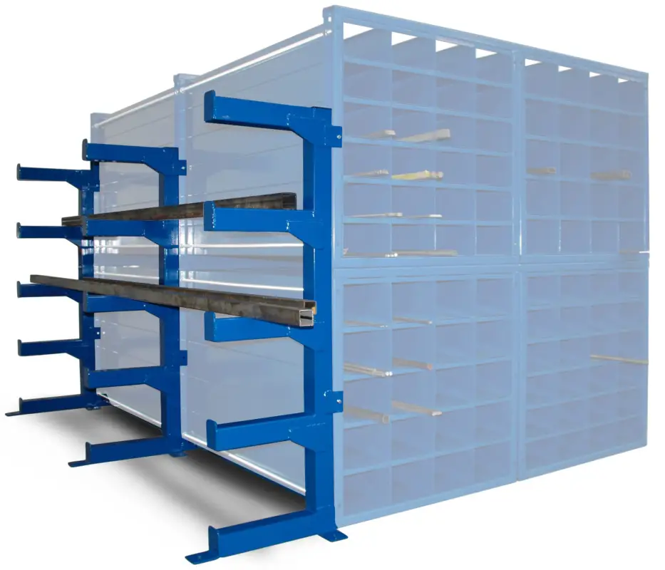 Abverkauf RR Industrietechnik Kragarmregal RWK 2-6 für Wabenregal 6000