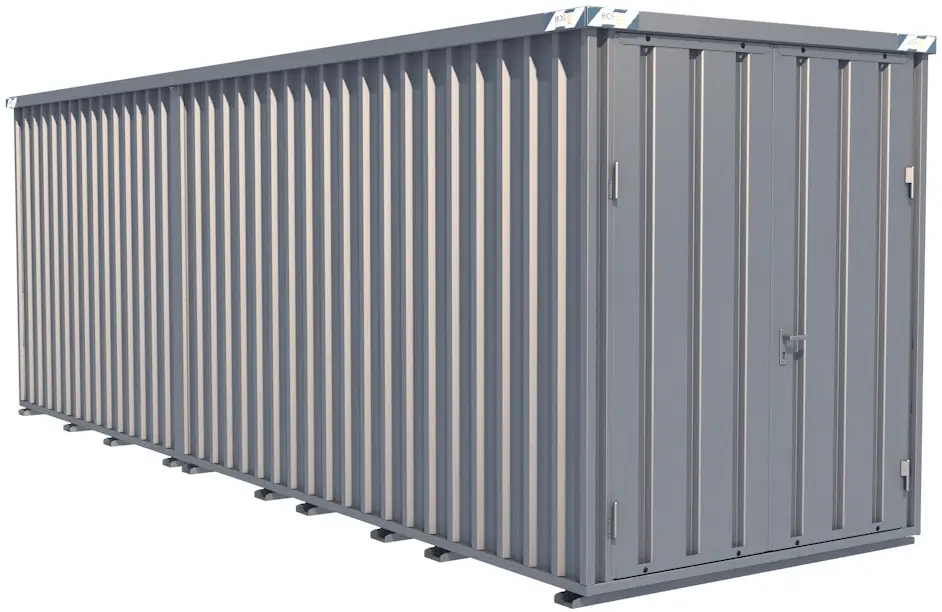 BOS Container Combination 7200 x 2100 x 2445 mm - 2-flügelige Tür auf 2 m Seite Nur Heute