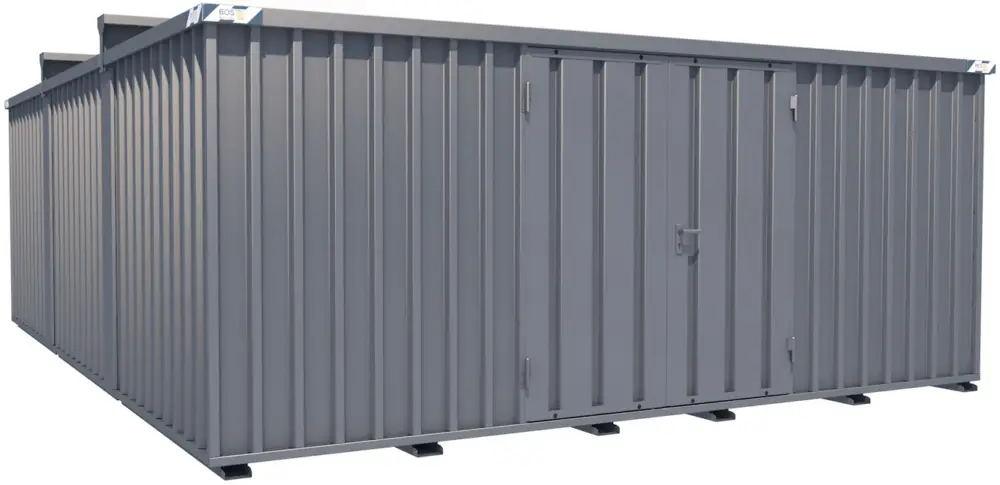BOS Container Combination 5100 x 6560 x 2315 mm - 2-flügelige Tür auf 5 m Seite Top-Preis