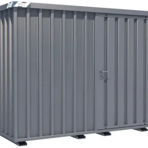 BOS Container Combination 4100 x 6300 x 2100 mm - 1-flügelige Tür auf 4 m Seite Neue Kollektion