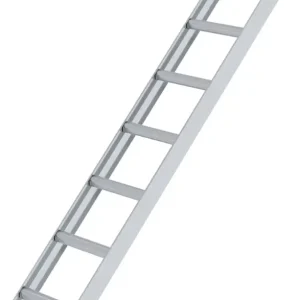 Bestseller Günzburger Dachleiter Alu natur - hawego Set 7+10 Sprossen - 4,76 m