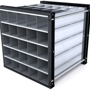 Zertifiziert RR Industrietechnik Wabenregal RWR 25-1 - RAL 3000