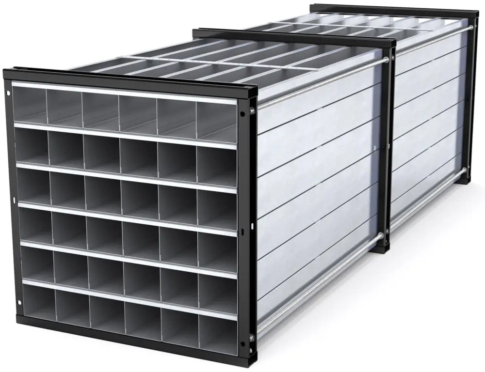 Sonderaktion RR Industrietechnik Wabenregal RWR 36-3 - RAL 5010