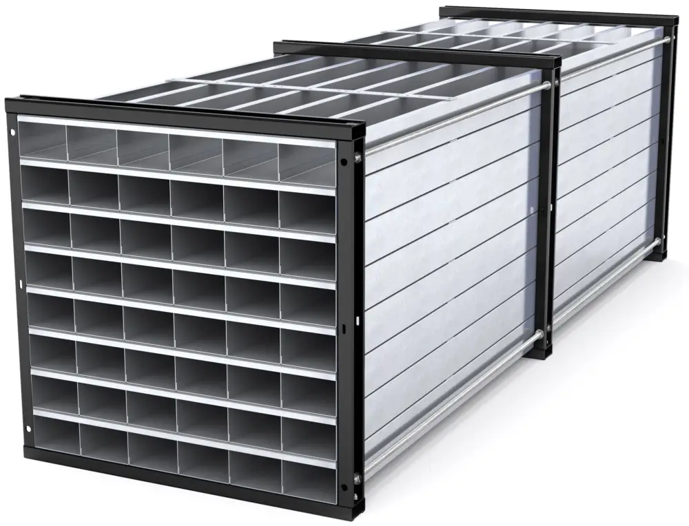 Mega-Angebot RR Industrietechnik Wabenregal RWR 48-3 - RAL 2004