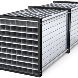 Begrenztes Angebot RR Industrietechnik Wabenregal RWR 81-3 - RAL 5010