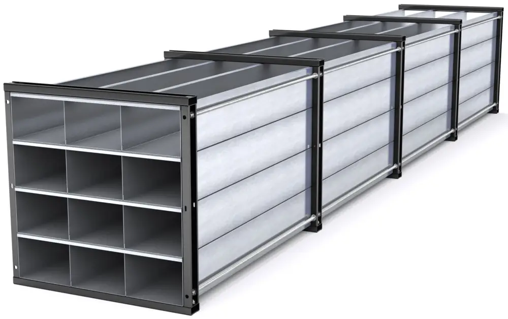 Günstig RR Industrietechnik Wabenregal RWR 12-6 - RAL 5010