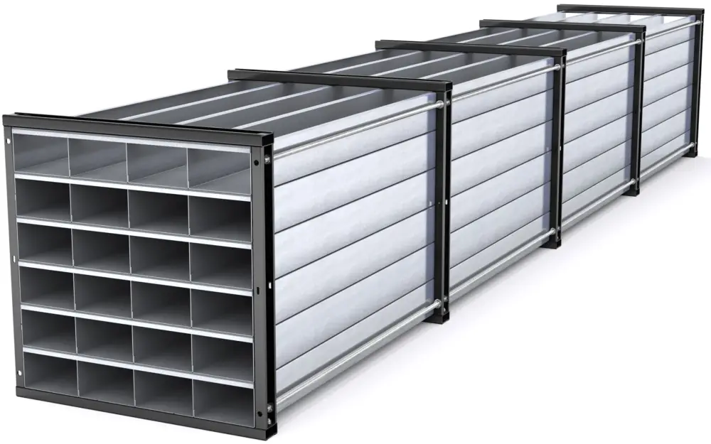 Meistverkauft RR Industrietechnik Wabenregal RWR 24-6 - RAL 3000