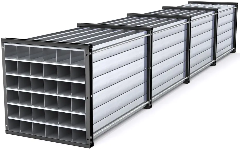 Meistverkauft RR Industrietechnik Wabenregal RWR 36-6 - RAL 3000