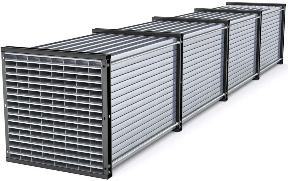 RR Industrietechnik Wabenregal RWR 128-6 - RAL 5010 Markenware