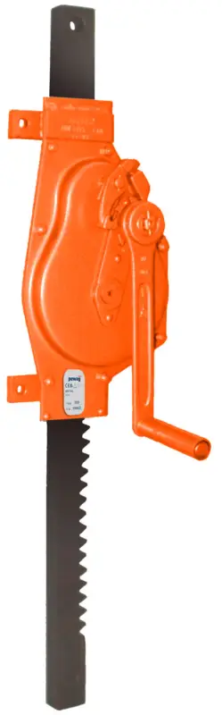 Bestpreis Gehöre Zahnstangenwinde No.26 mit Sicherheitskurbel 1,5 t - Hubhöhe 700 mm