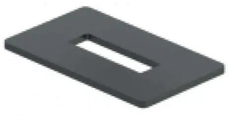 Schake Bodenhülse Rosette Stahl verzinkt - für Flachstahlanlehnbügel 80 x 10 - 12 mm Markenprodukt
