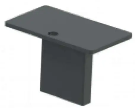 Abverkauf Schake Bodenhülse Abdeckkappe Stahl verzinkt - für Flachstahlanlehnbügel 80 x 10 - 12 mm