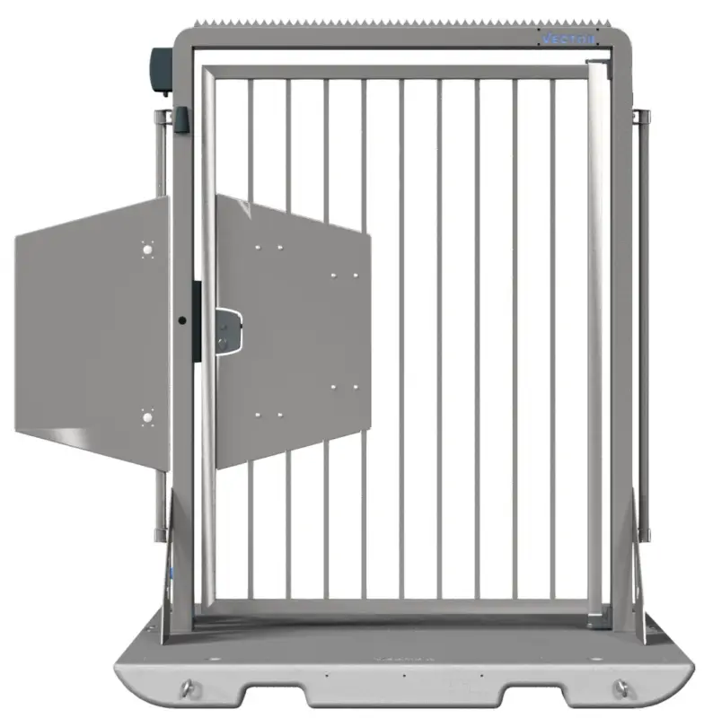 Schake Vector V-Door verzinkt - Fluchttür - Bauzaunmodul Bestseller