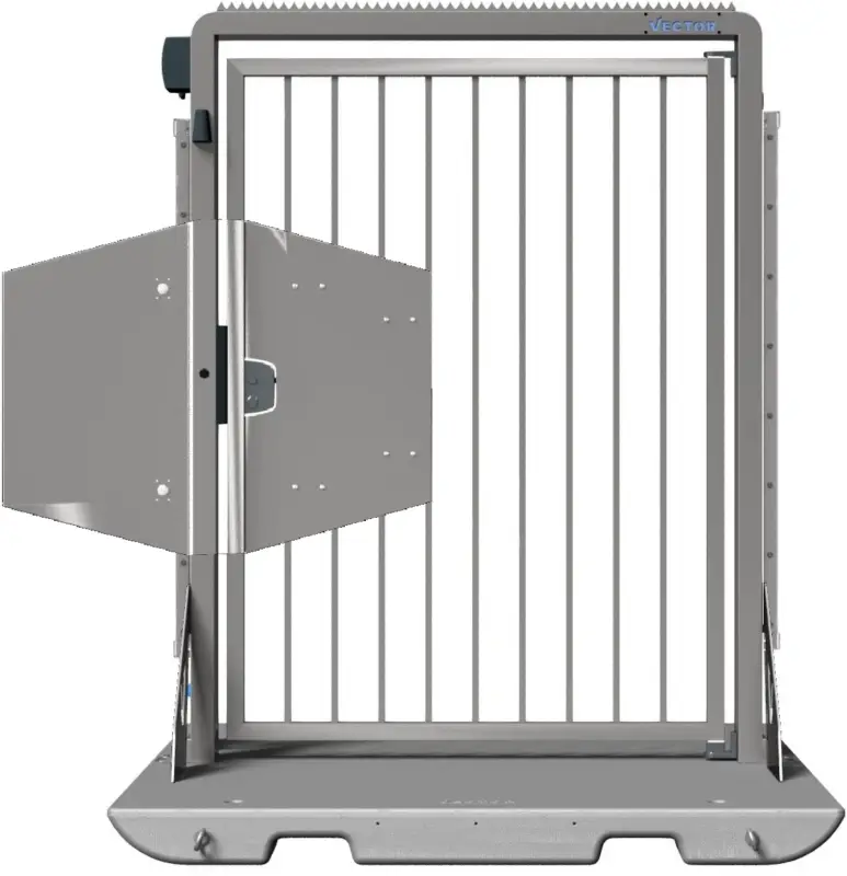 Schake Vector V-Door verzinkt - Fluchttür - Doppelstabzaunmodul Aktuell