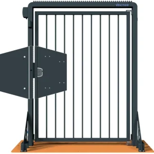 Abverkauf Schake Vector V-Door-Steelplate tiefschwarz - Fluchttür