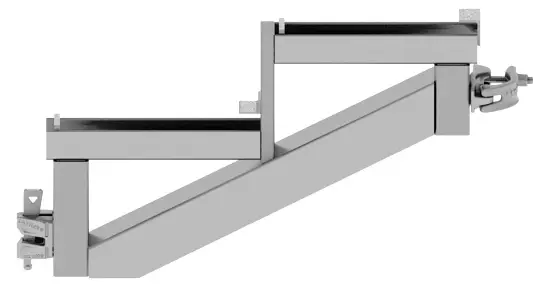 Layher U-Treppenwange 750 LW - 2 Stufen Sale