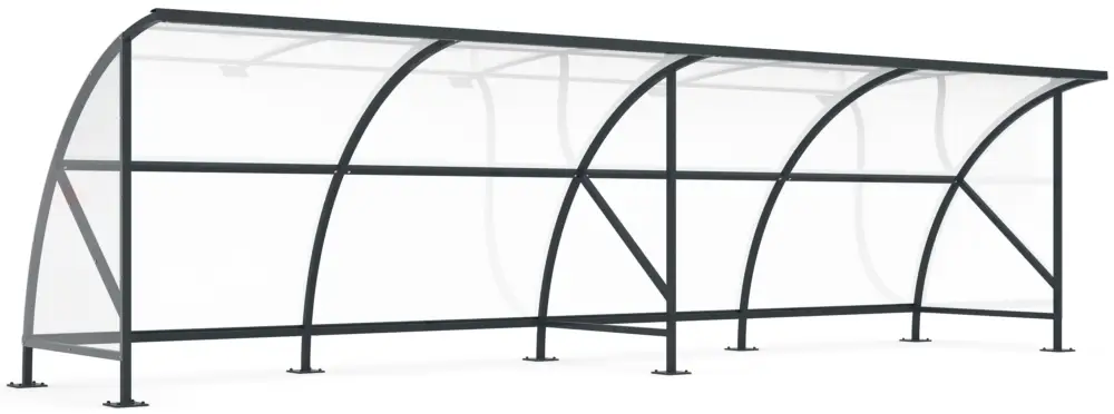 Schnäppchen WSM Überdachung Bamberg - B 1 08 Bausatz - RAL 7016