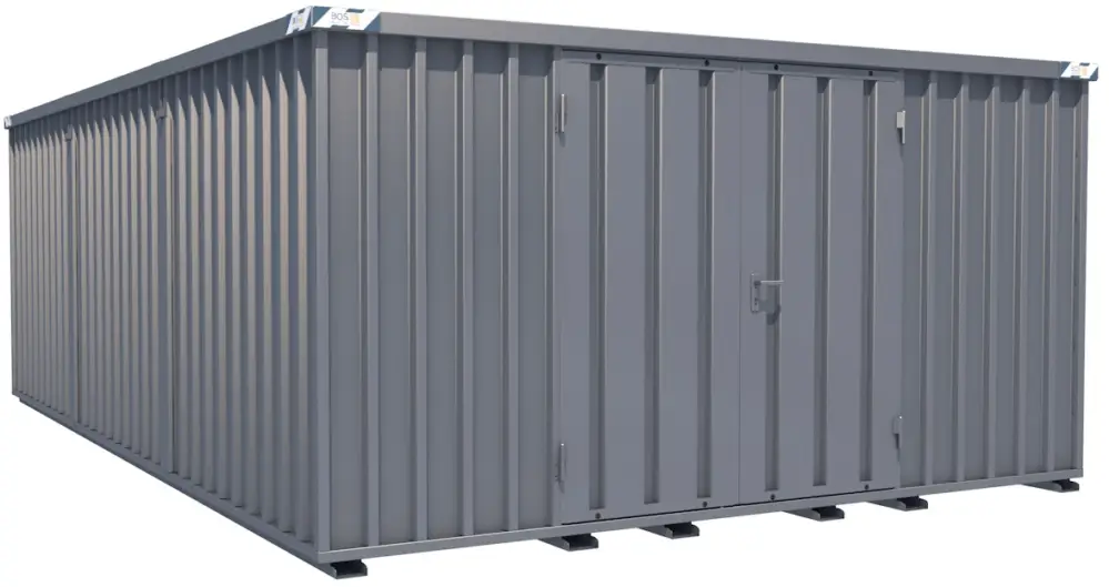 Top-Angebot BOS Container Combination 4100 x 6300 x 2100 mm - 2-flügelige Tür auf 4 m Seite